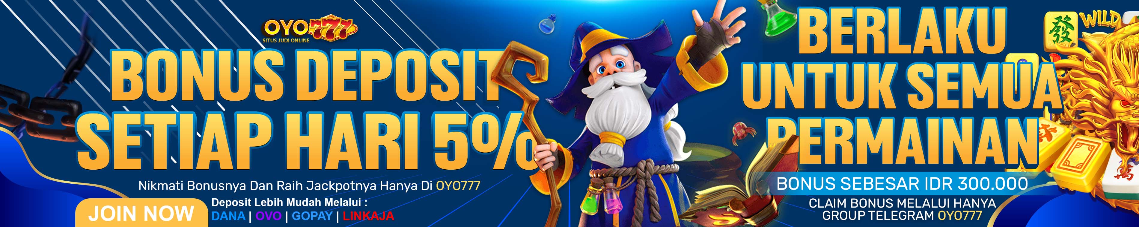 bonus harian 5%